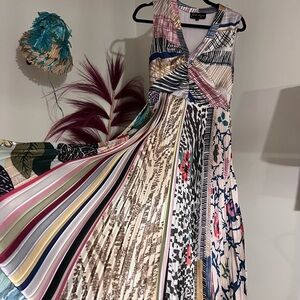 geisha designs Anthropologie garden party pleated dress